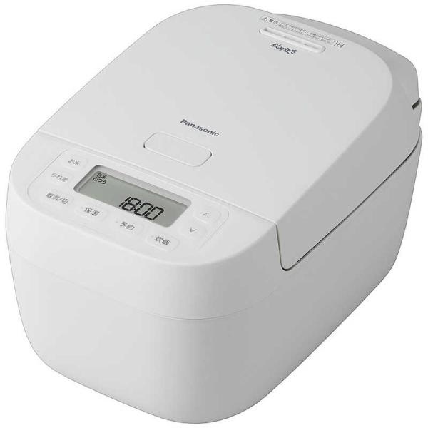 パナソニック　Panasonic　炊飯器 5.5合 おどり炊き 可変圧力IHジャー 備長炭釜 ホワイト　SR-N310E-W