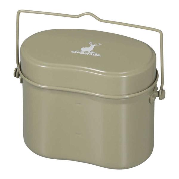 他サイト： キャプテンスタッグ　兵式ハンゴー4合(カーキ) カーキ　UH-4119の商品画像