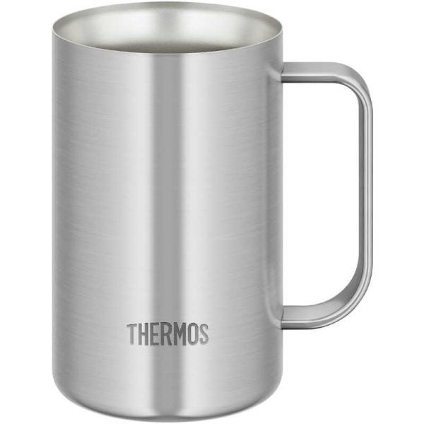 サーモス　食洗対応真空断熱ジョッキ600ml ステンレス1　JDK-601-S1