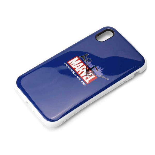 PGA�@iPhone XS MAX�p �n�C�u���b�h�^�t�P�[�X �X�p�C�_�[�}�� �l�C�r�[�@PG-DCS536SPM �X�p�C�_�[�}�� �l�C�r�[