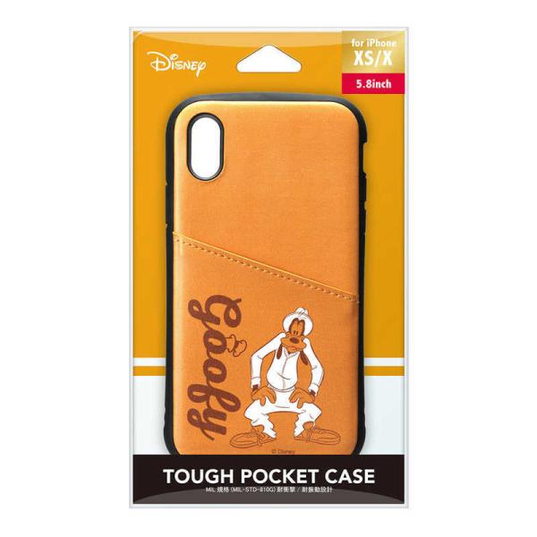 PGA�@iPhone Xs/X�p �^�t�|�P�b�g�P�[�X�@PG-DCS686GFY �O�[�t�B�[