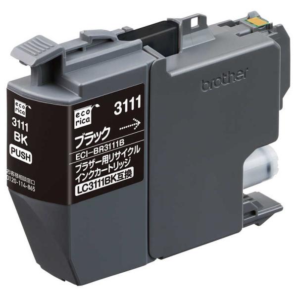 エコリカ エコリカ リサイクル インクカートリッジ[ブラザー LC3111BK