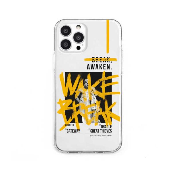ROA�@iPhone 13 Pro 3�� �\�t�g�N���A�P�[�X AWAKEN YELLOW Dparks�@DS21174I13P