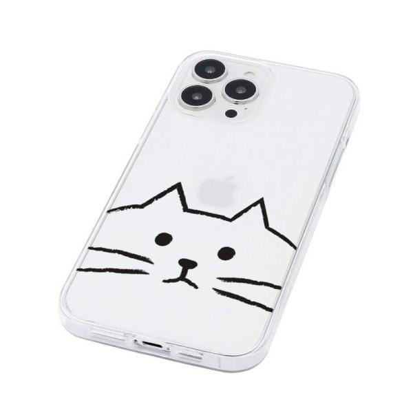 ROA iPhone15 6.1インチ ソフトクリアケース AKAN MYPETネコ