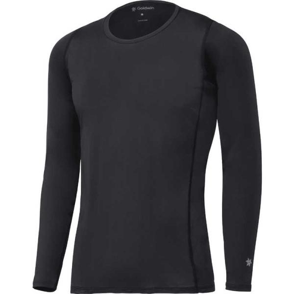 ゴールドウィン　C3fit(シースリーフィット) メンズ クーリングロングスリーブ ブラック 1(S) 【返品交換不可】　GC65101 ゴールドウィン C3fit(シースリーフィット) メンズ クーリングロング