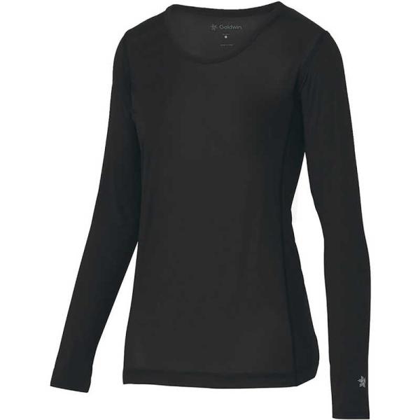 ゴールドウィン　シースリーフィット クーリングラウンドネックロングスリーブ ［レディース /Mサイズ］ ブラック (返品交換不可)　GCW65102 ゴールドウィン シースリーフィット クーリングラウンドネックロング
