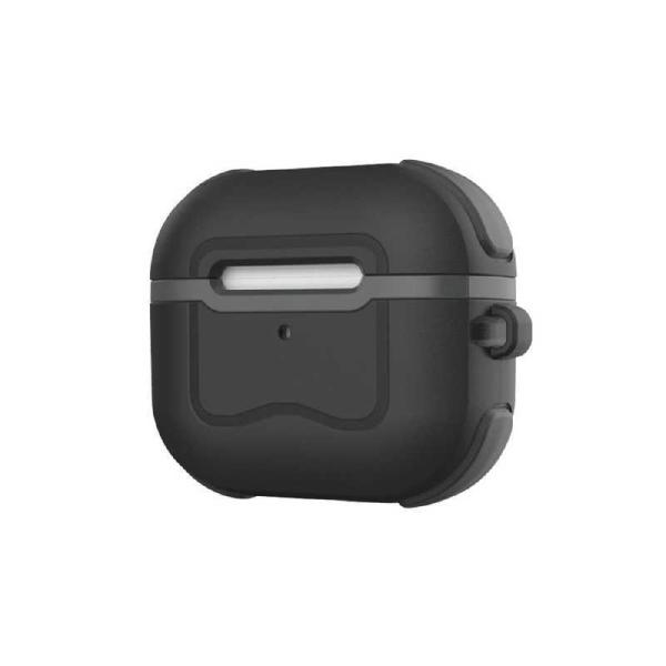 KUTUROGIAN�@SOLiDE POCKET �n�C�u���b�h�R�ۃP�[�X for AirPods Black�@SD-AP21-PO-BK