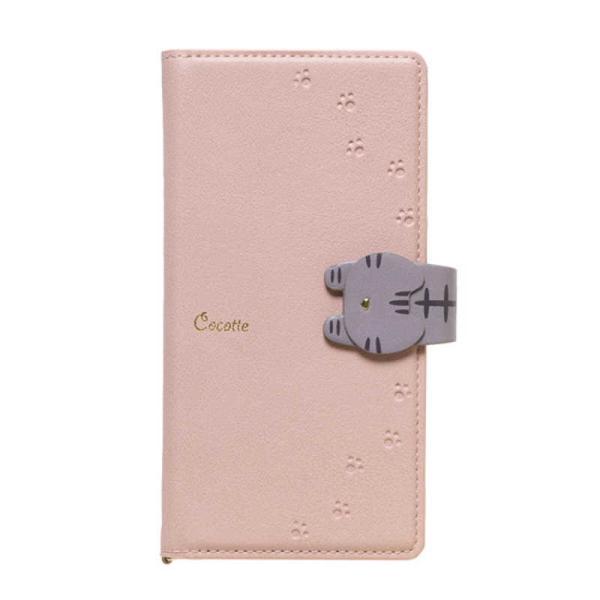 �i�`�������f�U�C���@�}���`�^�C�v�蒠�^�P�[�X L-size Cocotte Pink Beige�@ML-L-COT03
