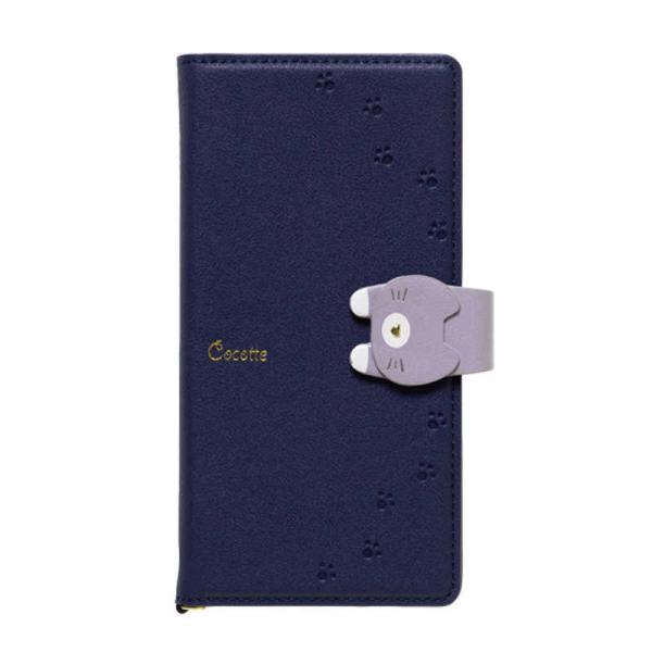 �i�`�������f�U�C���@�}���`�^�C�v�蒠�^�P�[�X L-size Cocotte Navy�@ML-L-COT06