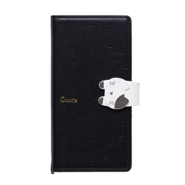 �i�`�������f�U�C���@�}���`�^�C�v�蒠�^�P�[�X L-size Cocotte Black�@ML-L-COT08