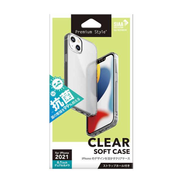 PGA�@iPhone 13 �R��TPU�P�[�X �N���A Premium Style�@PG-21KTP01CL