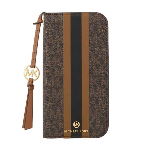 マイケルコース MICHAEL KORS - Folio Case Stripe with Tassel Charm