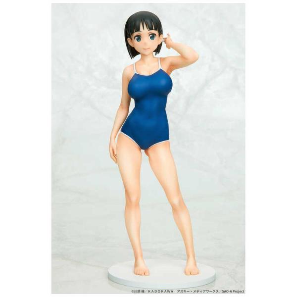 QSIX 塗装済み完成品 1/7 ソードアート・オンライン 桐ヶ谷直葉 紺スク