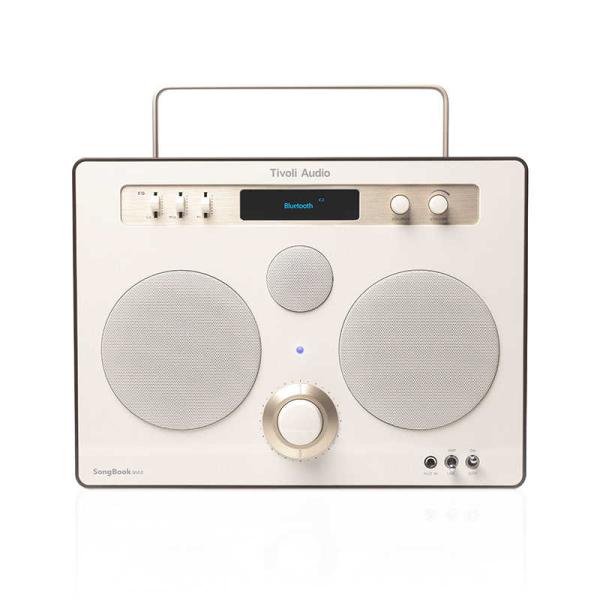 TIVOLIAUDIO　SongBook MAX ｜プレミアム Bluetoothサウンド/ ワイドFM/ DAB＋/ 楽器用アンプ ［Bluetooth対応］ Cream/Brown　SBM-0643-JP