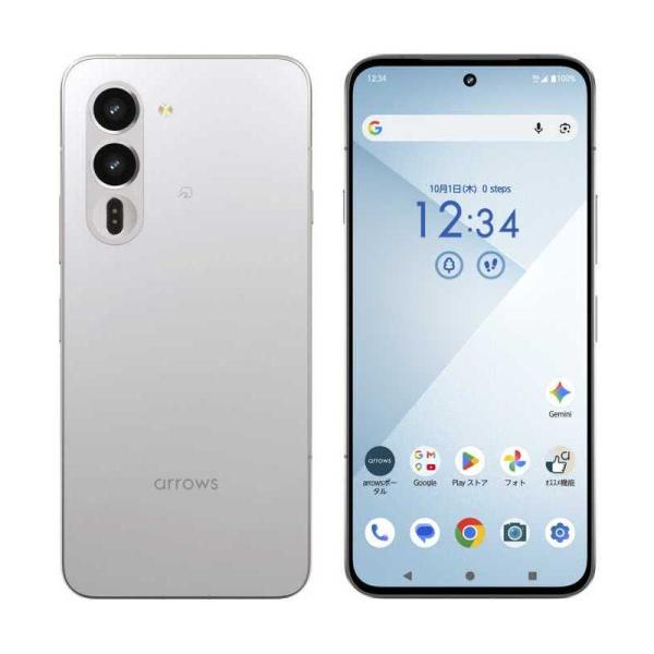 FCNT　SIMフリースマートフォン arrows Alpha2 / MediaTek Dimensity 8350 Extreme / 6.4インチ 12GB+512GB ホワイト　PBCR0001JP