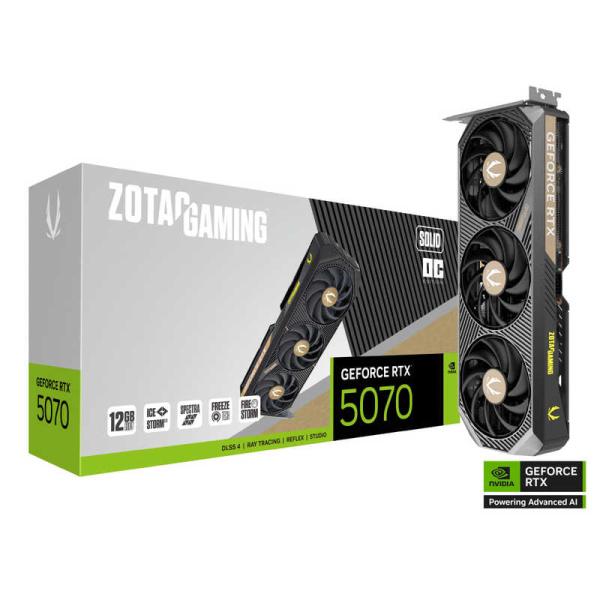 ZOTAC ゲーミンググラフィックボード RTX 5070 SOLID OC ZOTAC ゲーミンググラフィックボード RTX 5070 SOLID OC