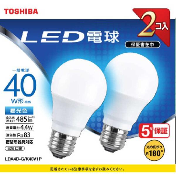 Ł@TOSHIBA@LEDd [E26/F]@LDA4D-G/K40V1P