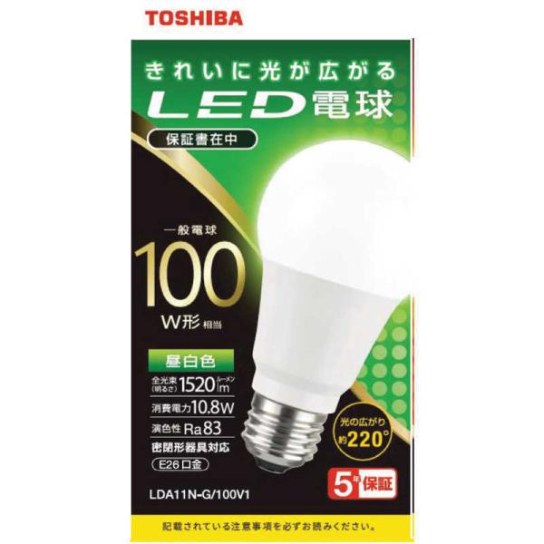 Ł@TOSHIBA@LEDd S F 100W`@LDA11N-G/100V1