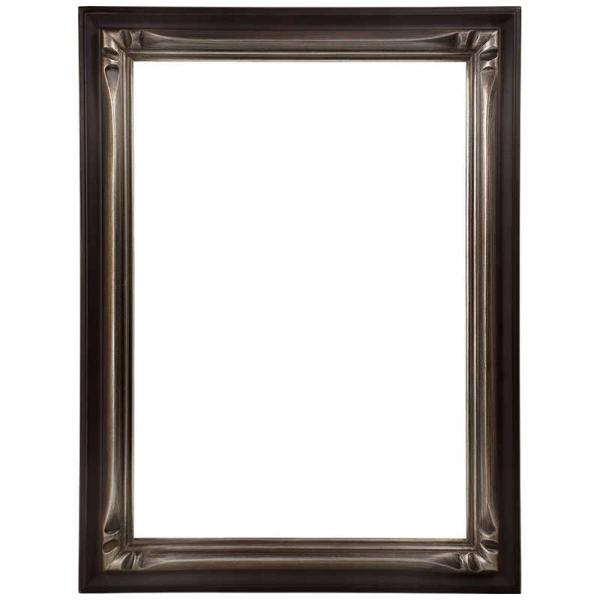 同志舎 手彫り木製額(OAサイズ) 衣笠角紋 A3(JIS) いぶし銀 キヌガサ