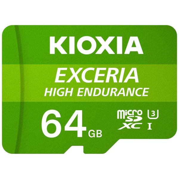 KIOXIA キオクシア　microSDXC/SDHC UHS-1 メモリーカード［Class10 /64GB］　KEMU-A064GBK