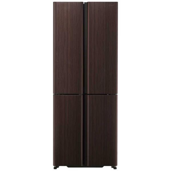 アクア AQUA 冷蔵庫 4ドア 420L フレンチドア(観音開き) 幅70cm ダーク