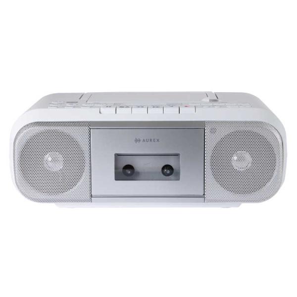 東芝　TOSHIBA　CDラジカセ AUREX ［ワイドFM対応］ シルバー　AX-KCRR60-S