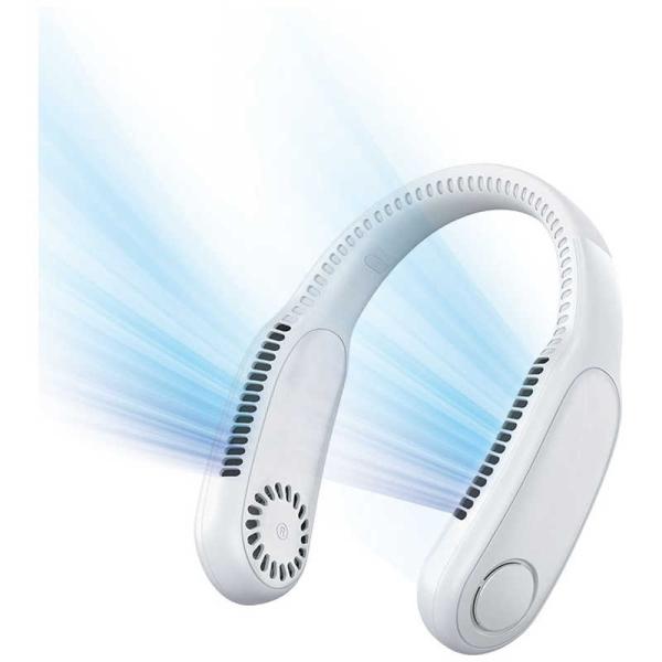 ネックファン Amazon.co.jp : 首掛け扇風機 Smaly NECK FAN 充電式 ネック