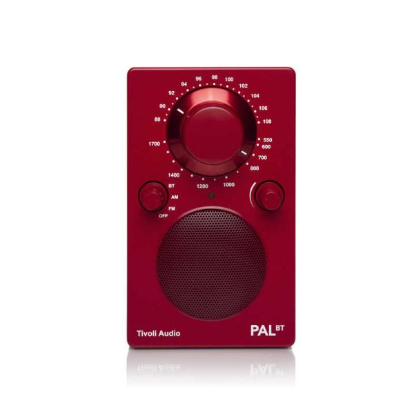 TIVOLIAUDIO　Bluetooth ポータブルラジオスピーカー PAL Bluetoothレッド PALBT9497JP ［Bluetooth対応］　PALBT-9497-JP