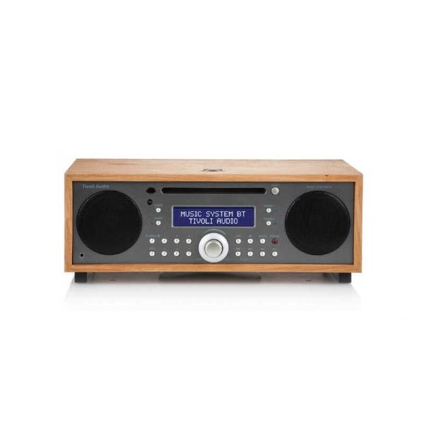TIVOLIAUDIO　Music System BT｜AM/ ワイドFM/ CD All-in-One Hi-Fi System Metallic Taupe-Cherry　MSYBT-1530-JP