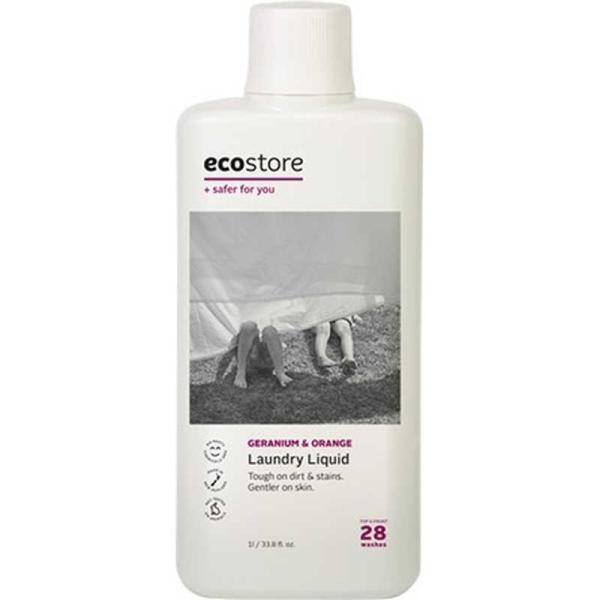 他サイト： ECOSTORE　ランドリーリキッド ゼラニウム＆オレンジ eco store 1L　の商品画像