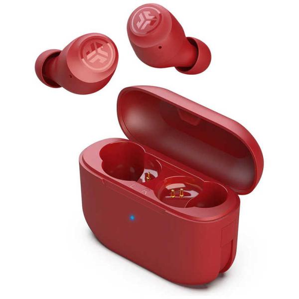 JLAB　完全ワイヤレスイヤホン GO Pop＋ [ ワイヤレス ( 左右分離 ) / Bluetooth 対応 ] Red　EBGPOPPROS50WEB