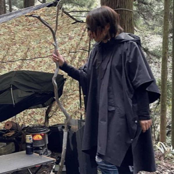 いちばんぼし トランスフォームするアウトドアポンチョ『サコッチョ