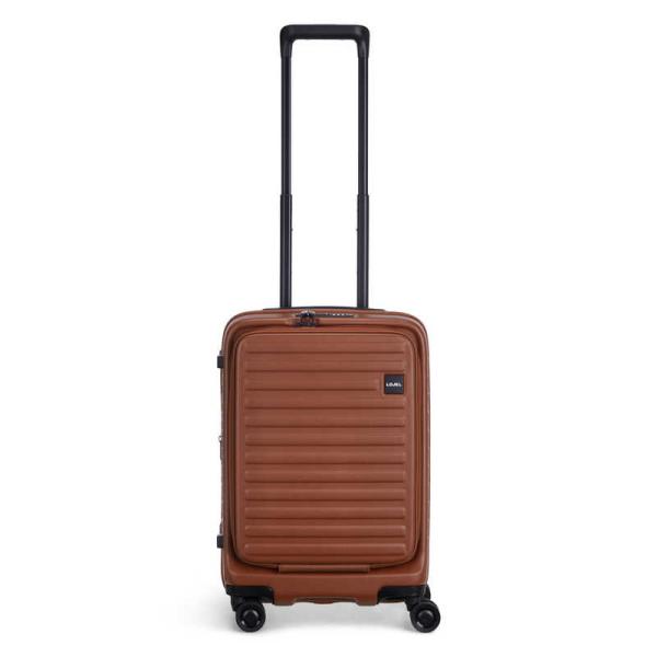 LOJEL　スーツケース Cubo キューボ Small REFRESH 拡張機能付き 宿泊目安：3泊〜4泊 [TSAロック搭載 / 37L] バーントシェンナ　CUBO-S-REFRESH-BS