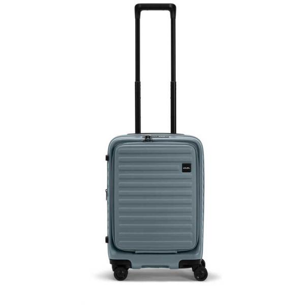LOJEL　スーツケース Cubo キューボ Small REFRESH 拡張機能付き 宿泊目安：3泊〜4泊 [TSAロック搭載 / 37L] ストーンブルー　CUBO-S-REFRESH-SBL