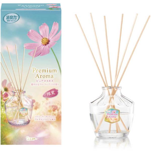エステー お部屋の消臭力 Premium Aroma Stick 本体 ピュアコスモス