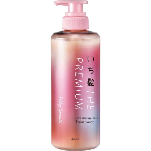 いち髪 THE PREMIUM 【シルキースムース】 エクストラダメージケア 導入美容液 in シャンプー ボトル 480ml | ノンシリコン ヘアケア メンズ レディース