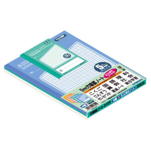 他サイト： キョクトウアソシエイツ　方眼罫4冊束おまけ付　LMU5G04Mの商品画像