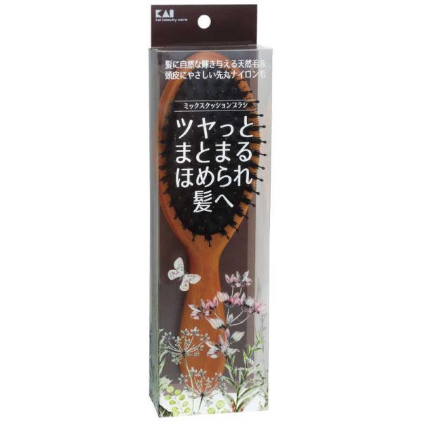 他サイト： 貝印　ミックスクッションブラシ　の商品画像