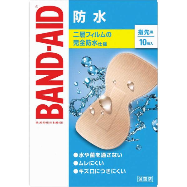 他サイト： KENVUE　BAND-AID(バンドエイド)救急絆創膏 防水 指先用 10枚　の商品画像