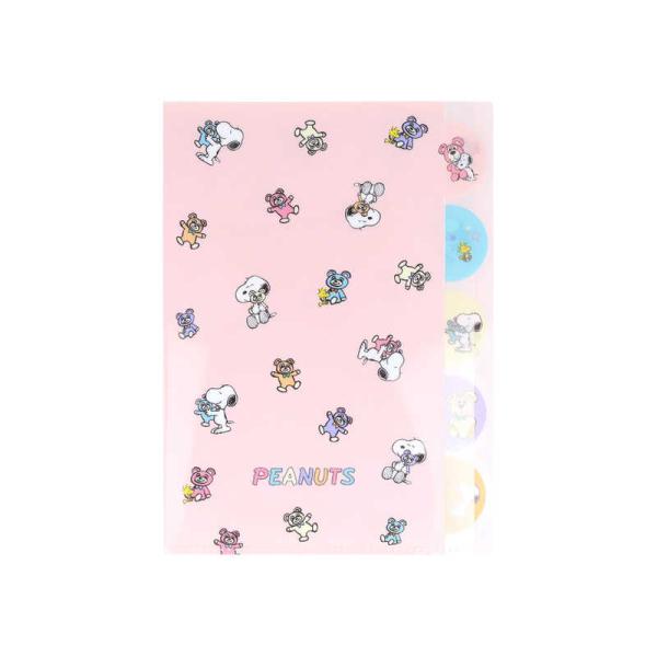 サンスター文具 (限定)ダイカットクリアファイル5P PNSCB パステル