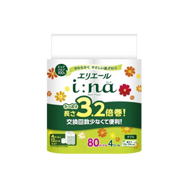 [Release date: April 1, 2022]トイレットペーパー トイレロール ロールペーパー EイーナTRW3.2バ4R コジマ コジマ電気 家電