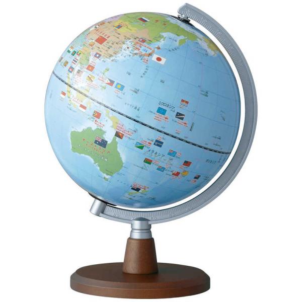 他サイト： レイメイ　しゃべる国旗付き地球儀 スタンダード (20cm)　OYV46の商品画像