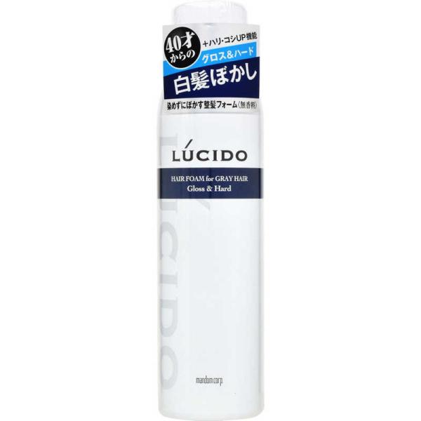マンダム LUCIDO(ルシード) 白髪用整髪フォームグロス&ハード(185g