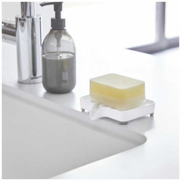 他サイト： 山崎実業　水が流れるソープトレー ミスト(Soap Tray) ホワイト　03249の商品画像