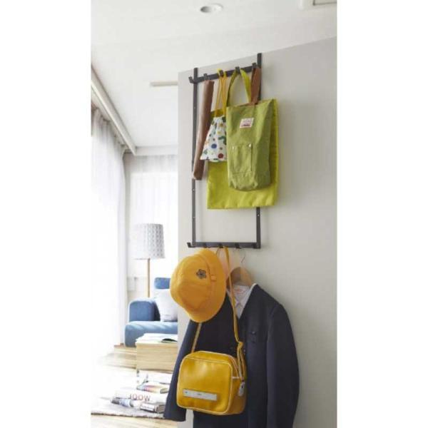 他サイト： 山崎実業　スマート 高さ調節ドアハンガー ブラック(Door Hanger) ブラック　4893_の商品画像