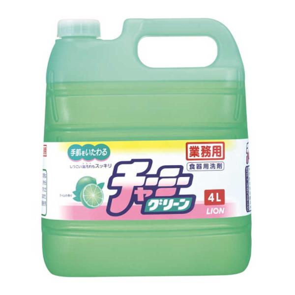 他サイト： ライオンハイジーン　ライオン チャーミーグリーン4L ボトル　の商品画像