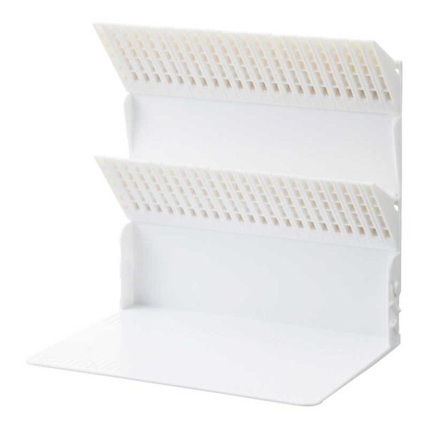 他サイト： リヒトラブ　1冊でも倒れないブックスタンド A4 ホワイト　A3577-0の商品画像