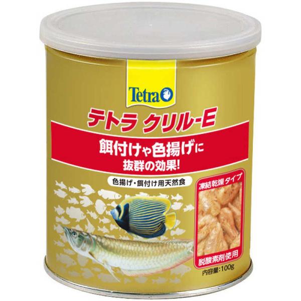 他サイト： スペクトラムブランズジャパン　テトラ クリル-E (100g) [金魚・熱帯魚用フード]　の商品画像