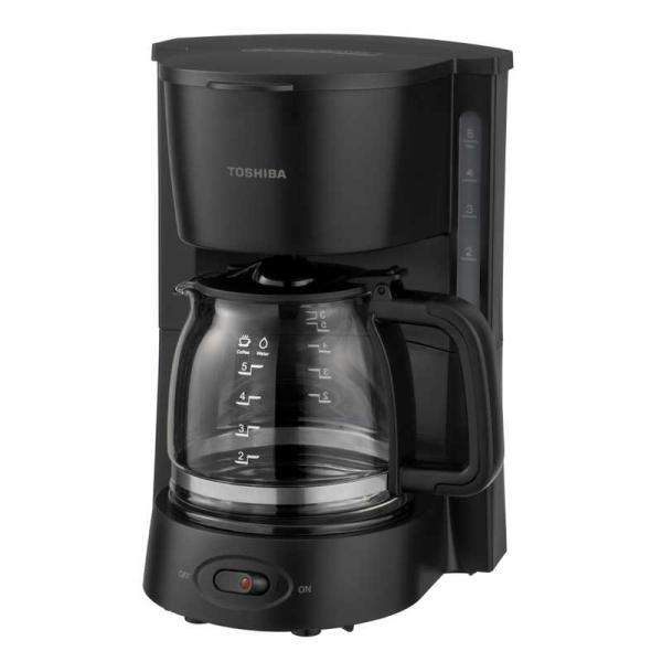 東芝 TOSHIBA コーヒーメーカー ブラック HCD-5B-K : コジマYahoo!店