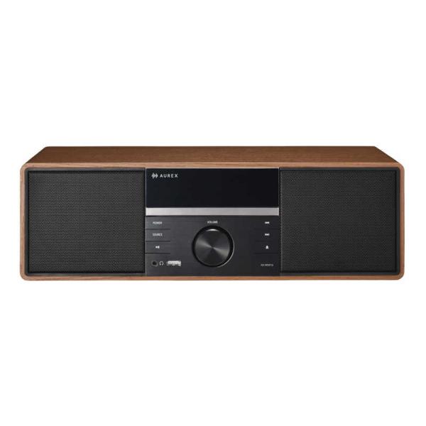 東芝　TOSHIBA　CD/FMワイヤレススピーカーシステム AUREX ［ワイドFM対応］ ウッド　AX-WSR10-M